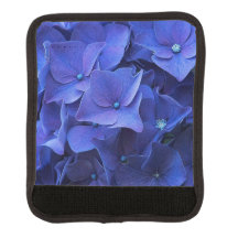 Poignée bleue de bagage de Newport