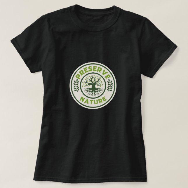 Protéger la nature T-shirt féminin (Design devant)