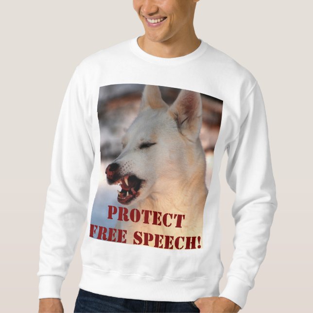 Protéger le sweatshirt de la liberté d'expression (Devant)