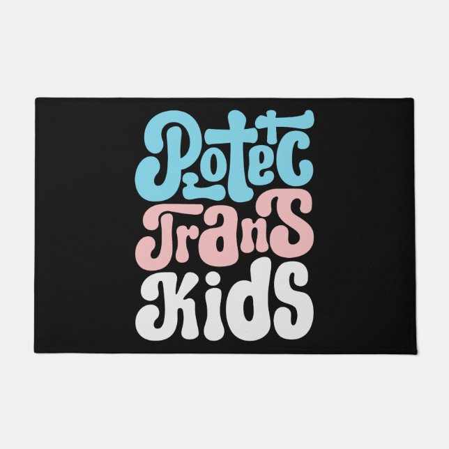 Protéger le tapis de porte Trans pour enfants (Devant)