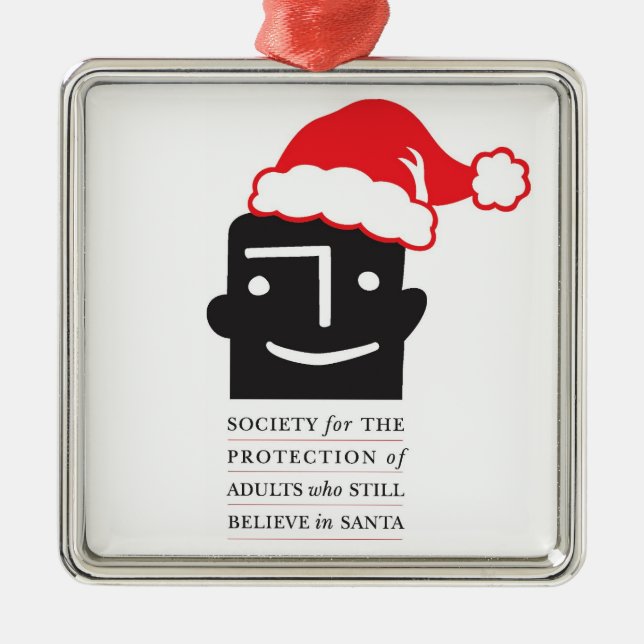 Protégez les croyants de Père Noël ! Ornement de (Devant)