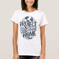 Protégez notre T-shirt Planet Vintage Design
