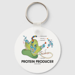 Protein Producer (Biology Protein Synthesis) Keychain