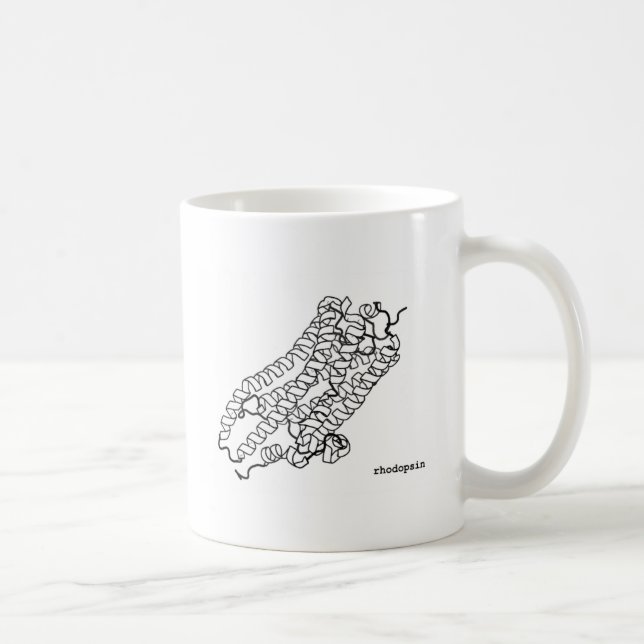 Protein structure biochemistry mug (Right)