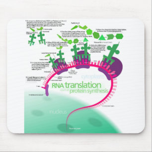 Protein Synthesis Diagram of RNA translation Mouse Pad