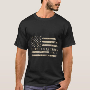 Protest Foxtrot Delta Tango Us Flag Resist Men Wom T-Shirt