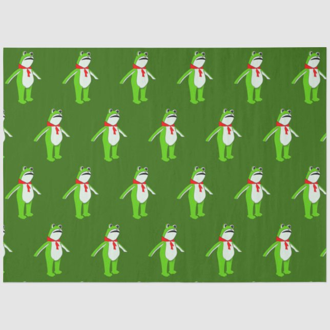 Protest Frog Gift Tissue Paper (Front)