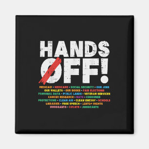 Protest Hands Off Medicare Social Security Resist  Magnet