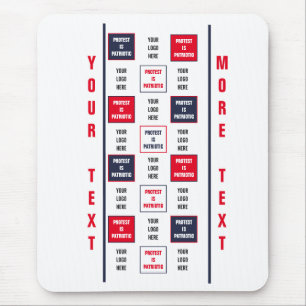 Protest is Patriotic Logo Template Mouse Pad