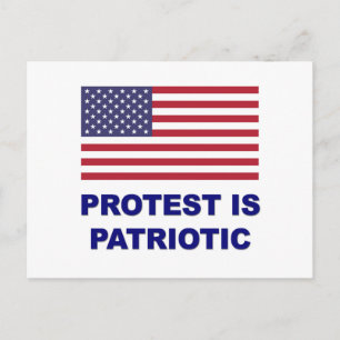 Protest is Patriotic Postcard