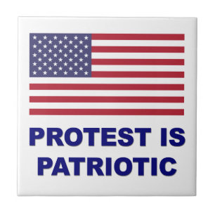 Protest is Patriotic Tile
