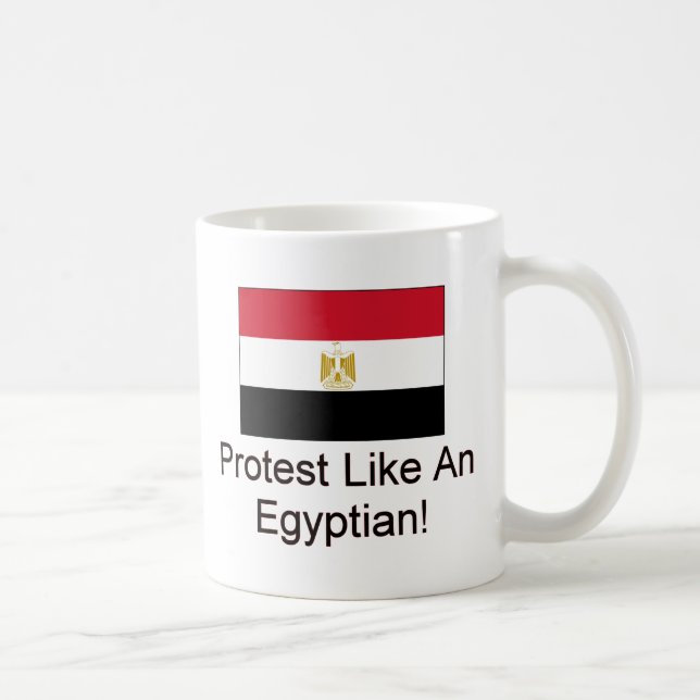Protest Like An Egyptian Coffee Mug (Right)