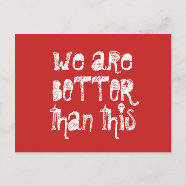 PROTEST POSTCARD (Front)