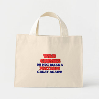 Protest Tote, Resistance Tote, Anti War, USA Mini Tote Bag