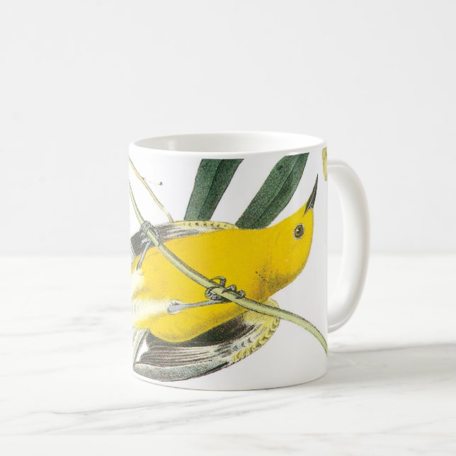 Prothonotary Warbler by Audubon Coffee Mug (Front Right)