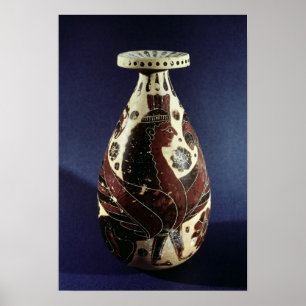Proto-Corinthian style vase with a sphinx Poster
