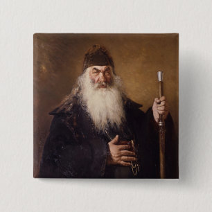 Protodiakon 2 Inch Square Button