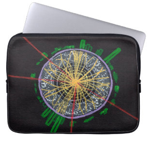 Proton Collisions at the LHC laptop sleeve