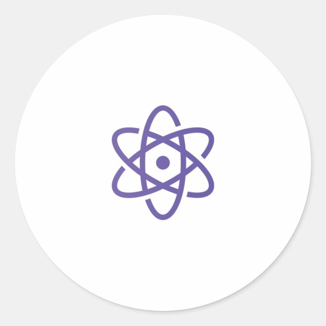 Proton XPR logo Proton Crypto logo Classic Round Sticker (Front)