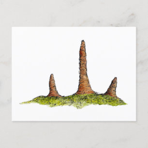 Prototaxites Fungi Postcard
