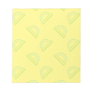 Protractor Math Pattern Post-it Notes