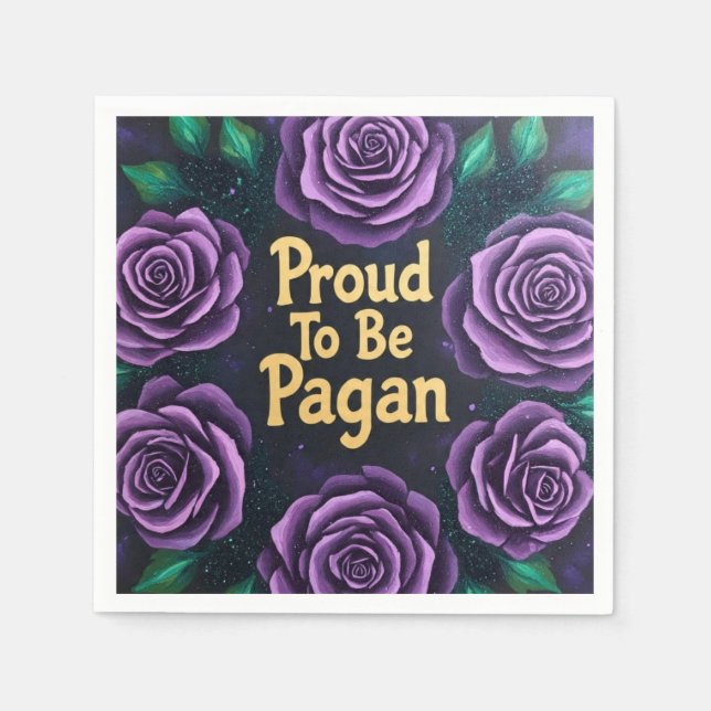 Proud2BePagan Napkin (Front)
