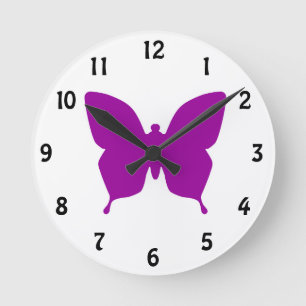 #Proud2BNaturalMe #Butterfly Children's Round Clock