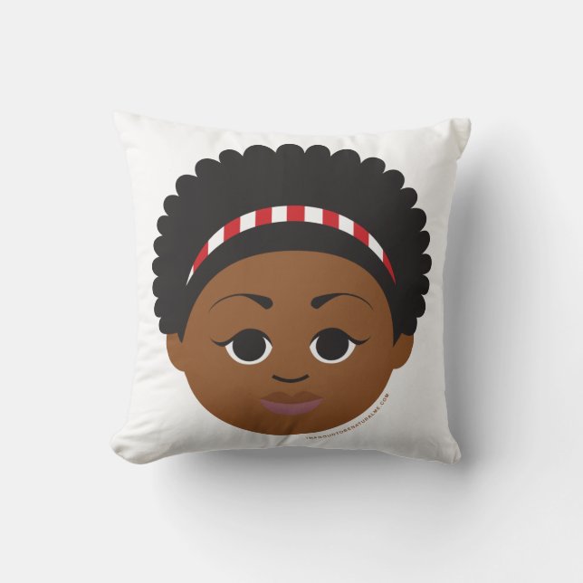 #Proud2BNaturalMe GoGreek Throw Pillow (Front)