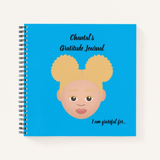 #Proud2BNaturalMe Personalized Gratitude Journals (Front)