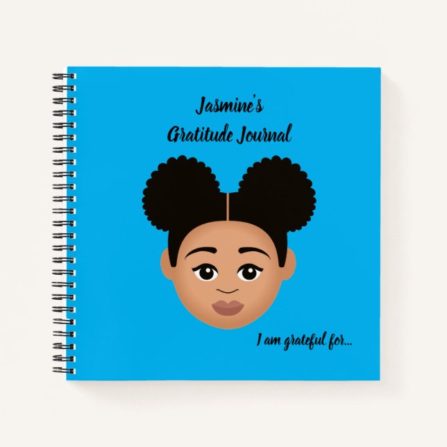 #Proud2BNaturalMe Personalized Gratitude Journals (Front)