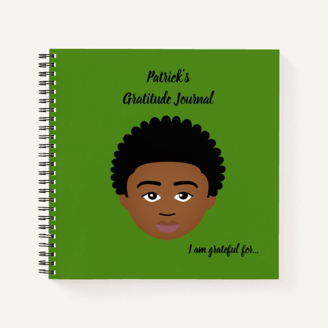 #Proud2BNaturalMe Personalized Gratitude Journals (Front)
