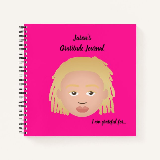 #Proud2BNaturalMe Personalized Gratitude Journals (Front)