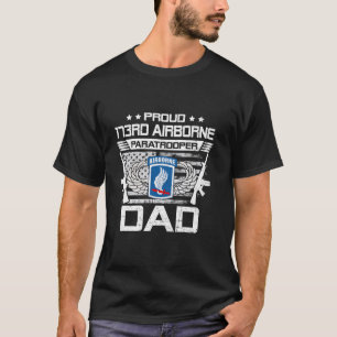 Proud 173rd Airborne Brigade Dad Paratrooper US Ve T-Shirt