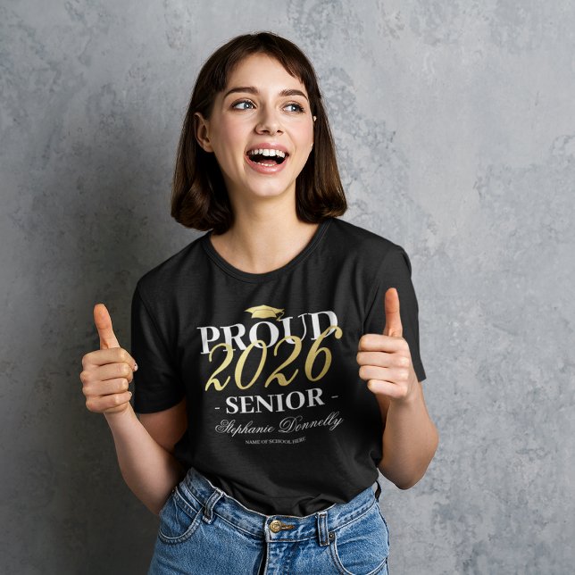 Proud 2025 Senior Graduate T-Shirt (Creator Uploaded)