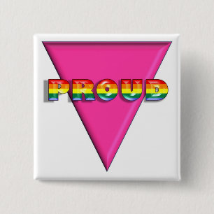 Proud 2 Inch Square Button