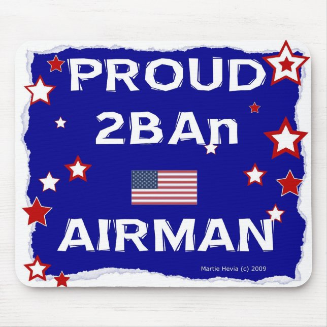 Proud 2BAn Airman - In Honour - Mousepad (Front)