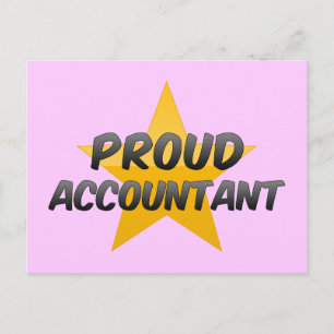 Proud Accountant Postcard