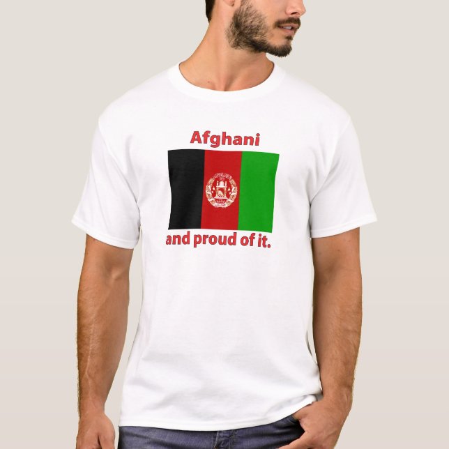 proud Afghani T-shirt (Front)