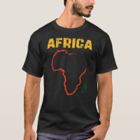 Proud African Roots Amazing Africa Map Outline