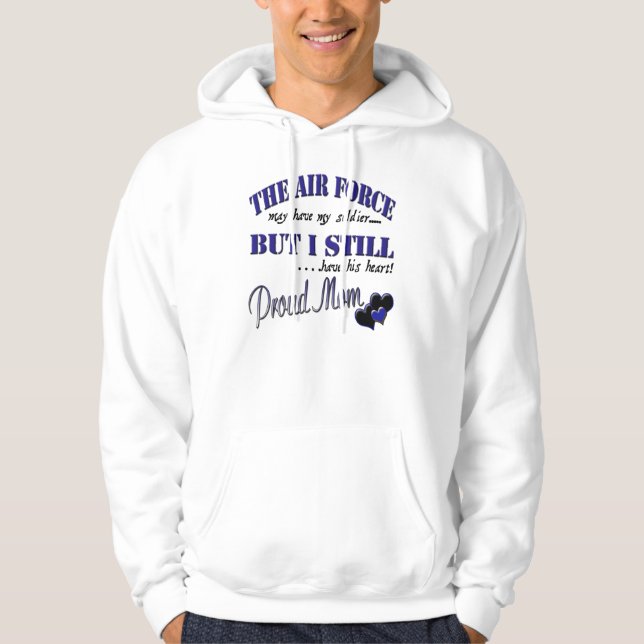Proud Air Force Mom Hoodie (Front)