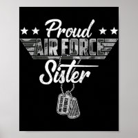 Proud Air Force Sister Camouflage Usaf Veteran Air