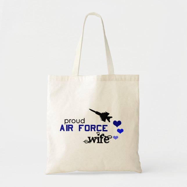 Proud Air Force Wife Bag (Front)