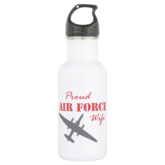 Proud Air Force Wife U-2 532 Ml Water Bottle (Front)
