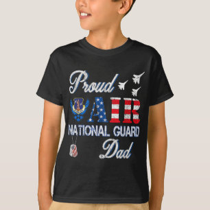 Proud Air National Guard Dad Air Force Veterans Da T-Shirt