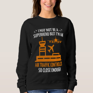 Proud Air Traffic Controller Radar Technician Crew Sweatshirt