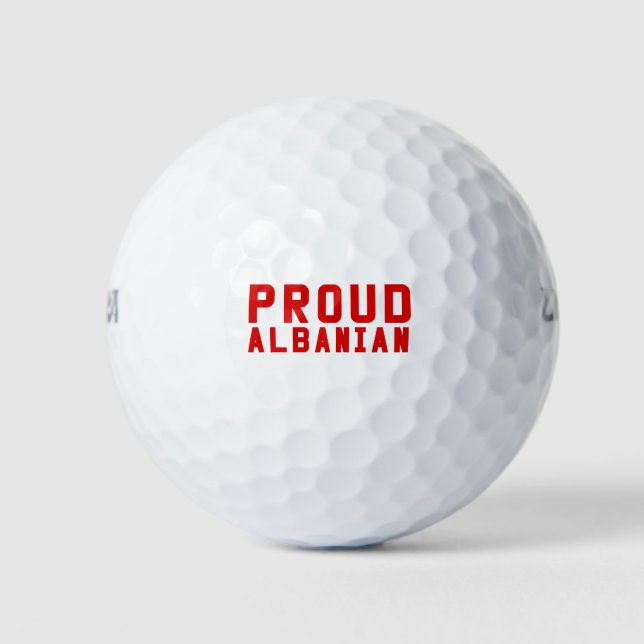 Proud Albanian   Golf Balls (Front)