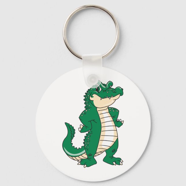 Proud Alligator Keychain (Front)