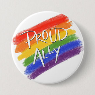 Proud Ally 3 Inch Round Button