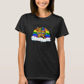 Proud Ally Club Member Cat Rainbow Gay Pride Lesbi T-Shirt