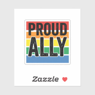 Proud Ally Vintage Pride Support Shirt Design_1